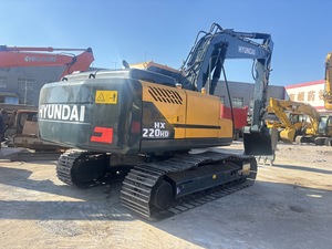 Excavadora de cadenas Hyundai HX220HD usada, excavadora hidráulica de 22 toneladas, máquina de movimiento de tierras sobre orugas para construcción - Product Image 5