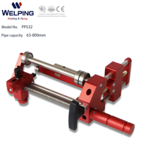 Nouveau grattoir industriel Welping PPS32 pour tuyaux PE 63-800 mm, longueur de raclage max. 225 mm, épaisseur max. 85 mm, garantie 2 ans
