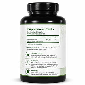Offre Spéciale : Capsules de Chlorophylle Verte Biologique Antioxydante Splina – Extrait de Haute Qualité en Vrac pour Adultes, Santé, Végétalien, Sans Gluten, 60 Gélules - Product Image 6