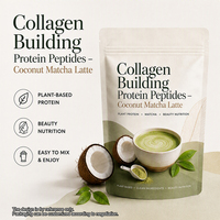 Peptides de protéines de collagène OEM pour la construction musculaire |   Latte au matcha et à la noix de coco |   Protéines végétales et Matcha |   Nutrition beauté en marque blanche