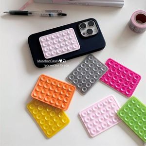 Portable Rubber Adhesive Phone Holder with Antislip Suction Cup OPP Bag Package for Cell Phones Made in China - Product Image 1