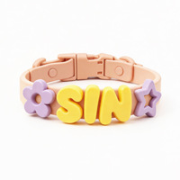 Nouvel Arrivage : Ensemble Collier et Laisse Personnalisable en Silicone Alimentaire pour Animaux de Compagnie, Motif Chat et Chien de Dessin Animé, Réglable, Idéal pour les Voyages en Extérieur
