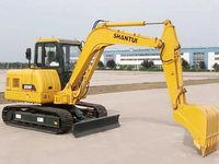 Excavatrice sur chenilles hydraulique de grande taille SHANTUI de 8,5 tonnes, bonne vente, Ere360, SE85-9