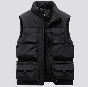 Soldes Exceptionnelles : Gilet Homme d'Extérieur - Veste Multi-Poches Coupe-Vent pour la Pêche, l'Escalade et la Randonnée - Tenue Décontractée - Product Image 2