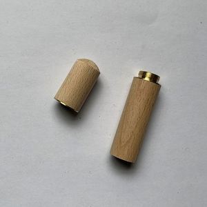 Mini étui à cure-dents en bois, boîte de rangement pour cure-dents en bois de hêtre de poche pour la maison et les voyages - Product Image 4