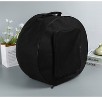 Bolsa Redonda de Nailon Oxford para Batería, con Asa Acolchada, Cierre de Cremallera en Toda la Circunferencia, Bolsillo Frontal, Color y Logotipo Personalizables, Venta al Por Mayor
