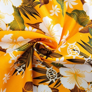 Großhandel Hawaiian Style Bedruckter Stoff Günstige Dünne Pfirsich haut Stoff Für Herren Strand hose Im Sommer - Product Image 4
