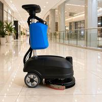 Mesin Pembersih Lantai Elektrik Walk Behind Floor Scrubber Floor Scrubber Dryer untuk Pembersihan Lantai Keramik