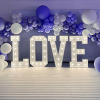 Lettres lumineuses géantes personnalisées « Marry Me » de 1,2 m, étanches pour extérieur, lettres de marquee, décoration de mariage, enseigne à ampoules LED, chiffres