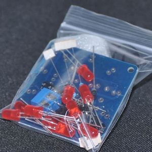 <span class=keywords><strong>Kit</strong></span> Electrónico DIY Rueda de la Fortuna NE555 CD4017, Componentes para Proyectos Electrónicos, 3.5-6V - Product Image 3