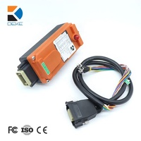 Télécommande de grue sans fil F21-6S Telecrane à 6 boutons, simple vitesse, étanche, en plastique, avec fréquence 433 MHz et portée de 100 m