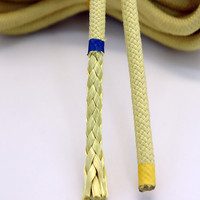 Corde en aramide ignifuge haute résistance personnalisée, diamètre 1-20 mm, tressée, pour l'escalade en plein air, JILI JL-FS jaune multifonction