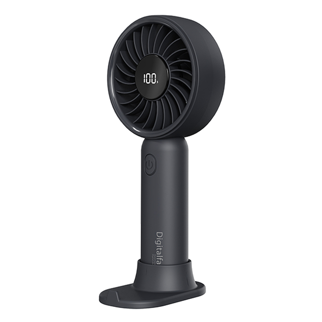Mini Handheld Fan Portable Small Hand Design 6 Speeds 3000 MAh USB Rechargeable Battery Pocket Travel Fan with Phone Holder