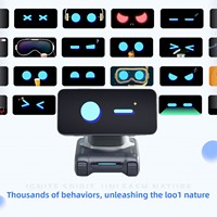 Robot chien IA interactif pour garçons de 10 ans - Cadeau d'anniversaire - Noir, contrôle vocal et par application, musique interactive, 8 Go de stockage - Nouveauté 2025