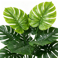 Plante artificielle Monstera en pot, feuilles de tortue, pour la décoration intérieure, balcon, bureau, verdure