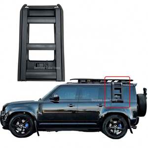 Escalera telescópica de aluminio de fábrica, escalera extensible, escalera telescópica de aluminio, escalera plegable portátil para <span class=keywords><strong>Defender</strong></span> 2020 + - Product Image 3