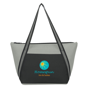 Sac isotherme en toile de coton écologique, capacité 5L, fermeture éclair YKK, doublure imperméable et sans danger pour les aliments - Product Image 1