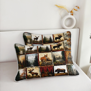 Juego de Ropa de Cama con Estampado Digital de Granja Animal, 3 Piezas, Edredón con Fundas de Almohada, Resistente a las Arrugas y Vibrante <span class=keywords><strong>para</strong></span> Dormitorio con Temática de Vida Silvestre - Product Image 6