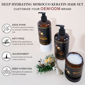 Shampooing Hydratant <span class=keywords><strong>et</strong></span> Nourrissant à l'Huile d'Argan en Gros, Effet Brillance <span class=keywords><strong>et</strong></span> Anti-Frisottis, à la Kératine du Maroc <span class=keywords><strong>et</strong></span> au Panthénol, <span class=keywords><strong>pour</strong></span> <span class=keywords><strong>Cheveux</strong></span> <span class=keywords><strong>Secs</strong></span> - Product Image 4