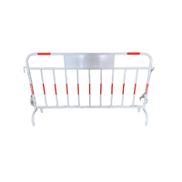 Barrière de contrôle des foules en acier inoxydable avec garde-corps, protection IP68, poteau réfléchissant de qualité ingénierie, amovible, signalisation interdiction de stationnement