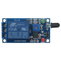 Module de capteur de détection de flamme infrarouge IR 1 canal 5V 12V Module de relais de capteur d'alarme incendie pour Arduino