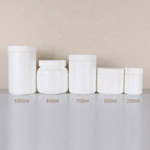 High Quality Food Grade Wide Mouth Milk <b>Protein</b> <b>Powder</b> HDPE <b>Plain</b> Bottle Empty Jar 250ml 500ml 700ml 850ml 1000ml - Product Image 2