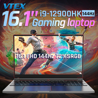 Ordinateur portable de jeu 16,1 pouces 144 Hz FHD RTX 4050, châssis métallique, batterie 6400 mAh, ordinateur portable portable, ordinateur de jeu personnel, PC