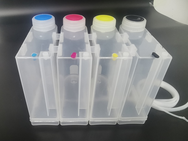 v4-Color Continuous Ink Supply System CISS Kit Compatible With Inkjet Printers