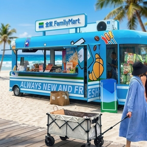 Carrito de Comida Móvil de Acero Inoxidable, Personalizado, Estándar AU/EE. UU., Homologado <span class=keywords><strong>para</strong></span> Circular por Carretera, con Servicio de Comida Rápida y Snacks - Product Image 1