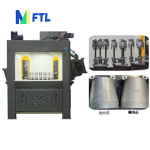Hanger Shot Blast Machine Precio Mini Transportador de rodillos Shot Blasting Machine Radiador Freno - Product Image 6