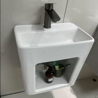 Évier de laboratoire sanitaire combiné avec étagère, porte-savon et robinet, pour extérieur, portable, pour buanderie