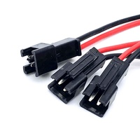Câble de connexion pour barre lumineuse LED personnalisée, terminal mâle 2P, faisceau de câblage de 10 cm, vente en gros usine