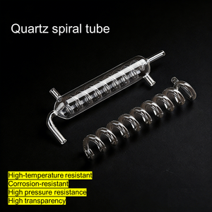 Tubo Espiral de Vidrio de Cuarzo de Alta Pureza Personalizado, 99,99 Por Ciento, Resistente a Altas Temperaturas, Directo de Fábrica - Product Image 4