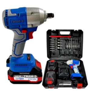 Juego de Herramientas Eléctricas Inalámbricas con Batería de Iones de Litio Sin Escobillas: Taladro, Mini Taladro, Llave de Impacto, Amoladora Angular, Taladro Percutor para Construcción - Product Image 1