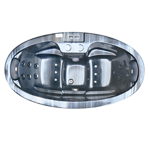<span class=keywords><strong>Jacuzzi</strong></span> Pequeño para <span class=keywords><strong>2</strong></span> <span class=keywords><strong>Personas</strong></span> a <span class=keywords><strong>Precio</strong></span> de Fábrica, Bañera de Hidromasaje Interior, Spa Ovalado de Acrílico con Luces LED - Product Image 3