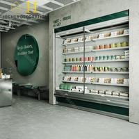Comptoir de bar de café au design moderne 3D, équipement de café, équipement de magasin de détail, kiosque de café mobile extérieur à vendre