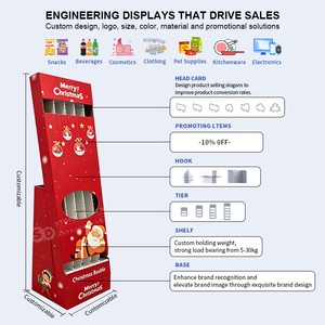 Exhibidores Preensamblados para Punto de Venta, Directo de Fábrica, para Impulsar las Ventas de Productos Sorpresa <span class=keywords><strong>Navideños</strong></span> - Product Image 6