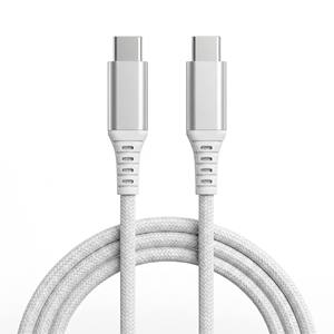 Câble de charge rapide USB 2.0 en nylon tressé WEISI 100W PD certifié CE FCC RoHS pour téléphone portable IOS Marché d'Amérique du Nord et d'Europe - Product Image 2