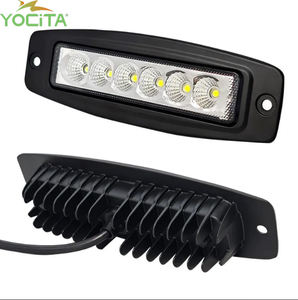 Yocita 18W 7 pouces LED lampe <span class=keywords><strong>de</strong></span> travail barre lumineuse à une rangée <span class=keywords><strong>pour</strong></span> SUV ATV UTV Rails <span class=keywords><strong>de</strong></span> sable voitures camion <span class=keywords><strong>remorque</strong></span> Auto éclairage extérieur - Product Image 2
