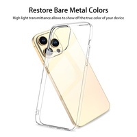 Offre Spéciale 2.0MM Clair TPU Anti Chute Étanche Transparent Mobile Téléphone Couverture Cas pour iPhone 16 Pro 6 Plus 7 8