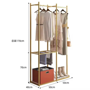 Hiện đại phong cách Bắc Âu Kim Loại May rack-công nghiệp đa chức năng quần áo hiển thị đứng với thiết kế tối giản - Product Image 6