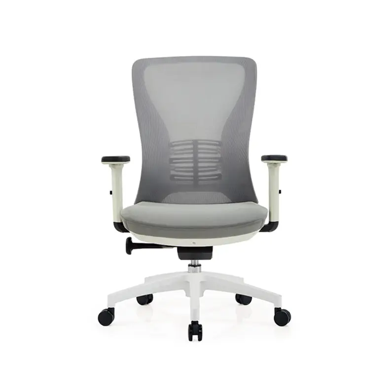 人間工学に基づいた椅子スイング付きミディアムバック人間工学オフィスメッシュチェア
