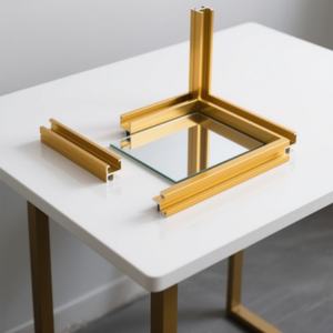 Soluciones de perfil de aluminio para marcos de fotos, construcción de marcos de bricolaje y proyectos de exhibición de arte - Product Image 4