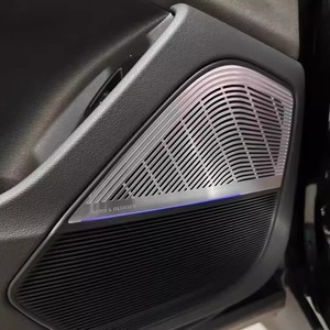 B&amp;O Style Illuminated Metal <strong>Speaker</strong> Grille for <strong>Audi</strong> A6L A7L Q5L Q7 Q8 Multi-Color Ambient Light Retrofit Kit - Product Image 3