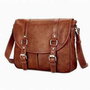 High Quality Men PU Leather Messenger <b>Bag</b> Hot Sale Fashion Casual Shoulder <b>Bag</b> Durable Portable Laptop <b>Bag</b> - Product Image 2