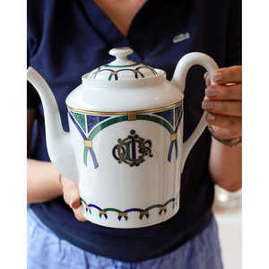 Service à café de luxe Bennyudine pour 6 personnes, capacité 600 ml, design vintage et charmant, en cuivre et polycarbonate, idéal pour les goûters et les hôtels - Product Image 4