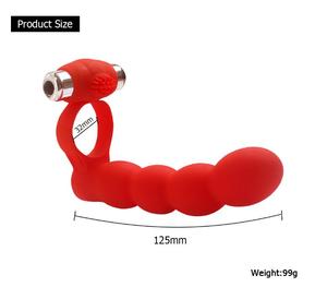 남성용 도매 확장 지연 사정 섹스 토이 진동 수탉 반지 - Product Image 2