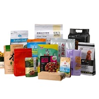 Sacs sous vide refermables personnalisés de 5 kg, 10 kg, 20 kg avec impression en gravure, matériau PET/AL/PE résistant à l'humidité pour le stockage des aliments pour animaux de compagnie