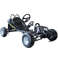 Go Kart Eléctrico Todoterreno con Suspensión de Amortiguación, Kart para Arena, Arranque Automático, Buggy para Parque de Diversiones, Transmisión por Eje