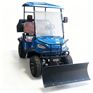 Chariot de golf électrique modifié pour le déneigement et le transport de charges - Product Image 1